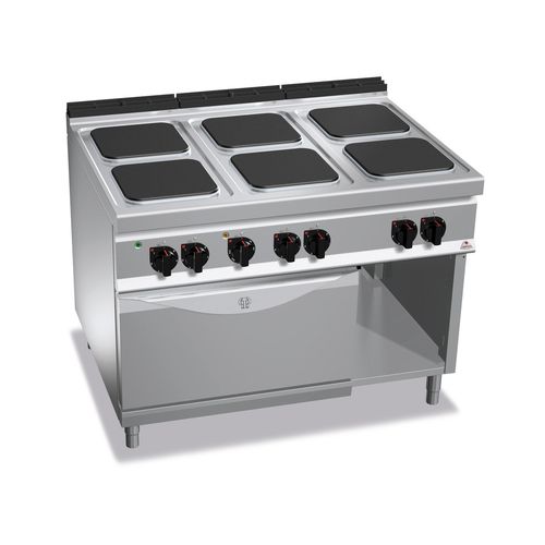 Cucina elettrica 6 fuochi con forno serie 90